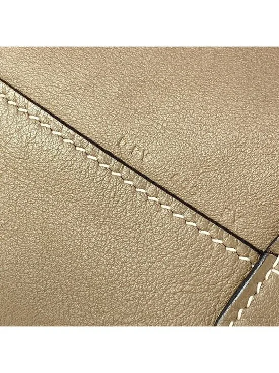 Hermes Tote Double Sens 45 Etoupe Cles Black Reversible Tricolor - Picture 13 of 16